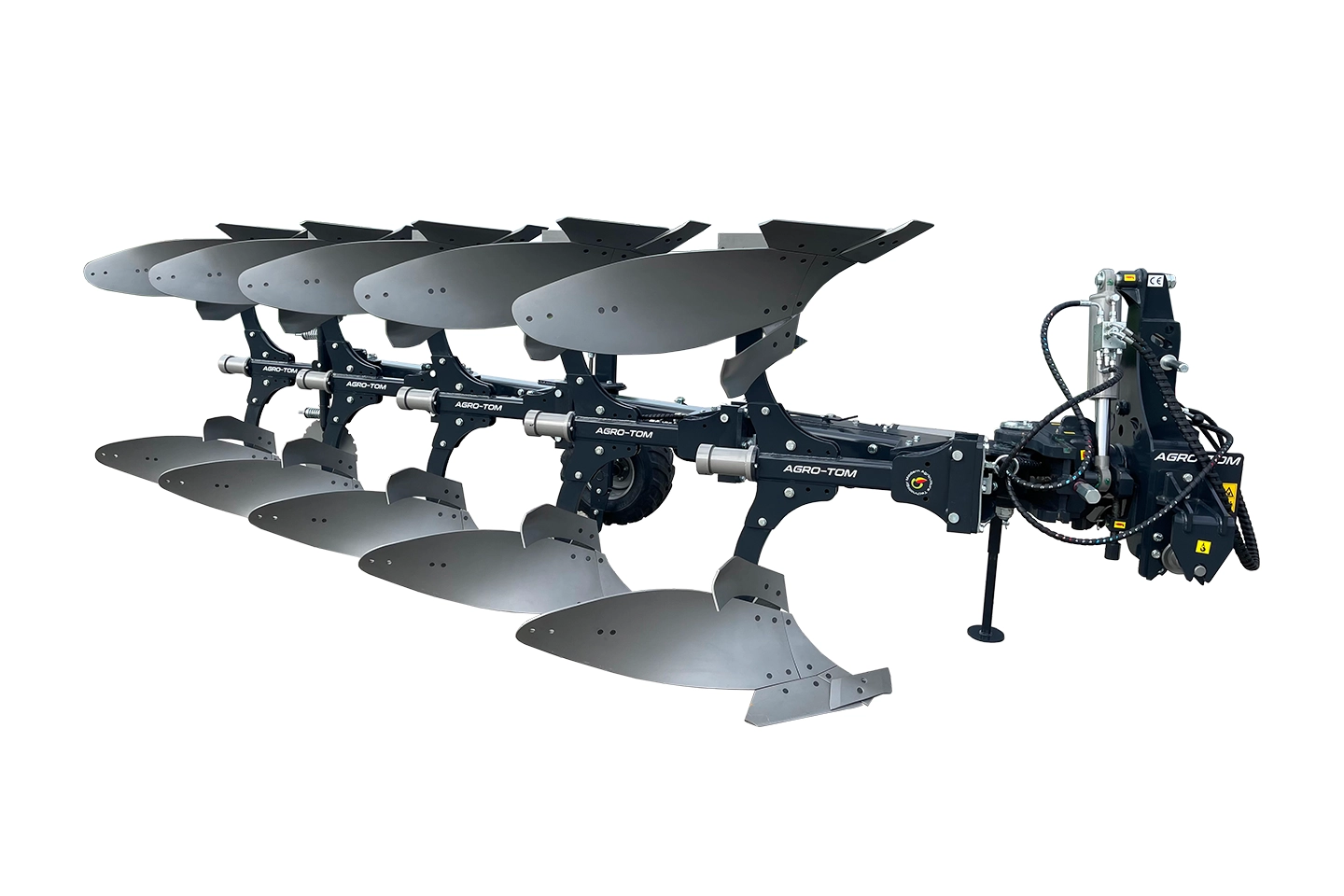 Charrue réversible DS pour les gros tracteurs.